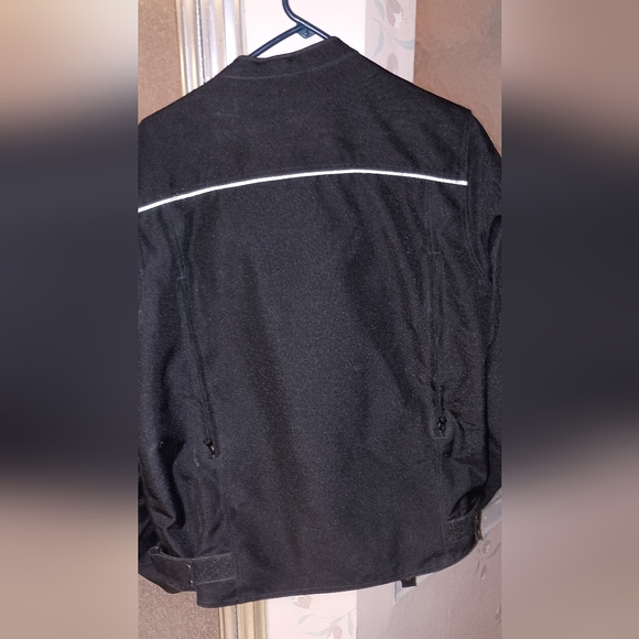 Street & Steel Ride the Life Motorcycle Jacket Mens Medium Black - Picture 8 of 9